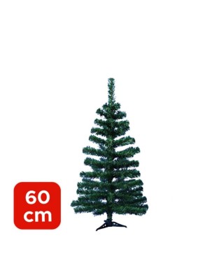 Árvore de Natal Verde 60cm com Galhos Flexíveis para Decoração