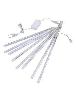 Bastão LED 240L Branco Quente Q.R. – Decoração Iluminada para Natal, Festas, Eventos, Vitrines, Ambientes Internos e Externos Cobertos