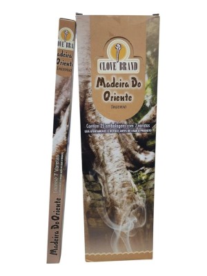 Incenso Madeira do Oriente c/25un Intimate – Aroma Amadeirado Oriental e Sofisticado para Relaxar e Harmonizar Ambientes