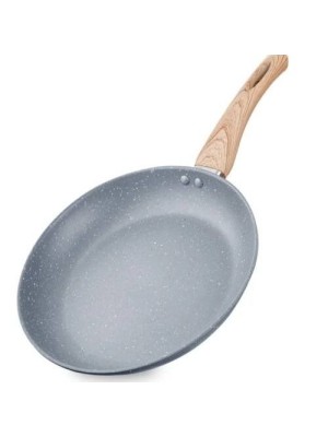 Frigideira 20cm com Revestimento Cerâmico Granito para Fogão de Indução Antiaderente e Durável com Fundo Triplo Magnético