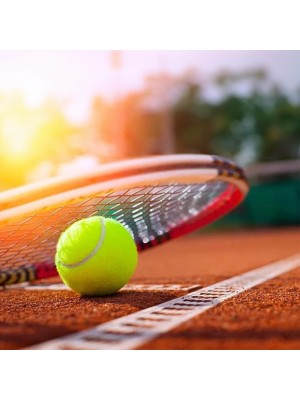 Bola de Tênis com 3 Unidades – Conjunto C/3PCS em Borracha e Feltro Resistente para Treino, Lazer e Brincadeiras com Pets