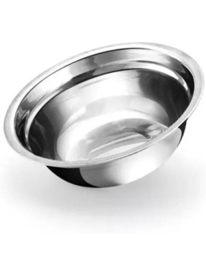 Tigela Inox 21cm Bowl de Aço Inoxidável Multiuso para Cozinha, Saladas e Massas – Durável, Higiênica e de Fácil Limpeza