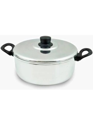 Cacarola Brisa N°24 Polida 3,35L Alubril – Panela de Alumínio Brilhante, Durável e Eficiente para o Dia a Dia