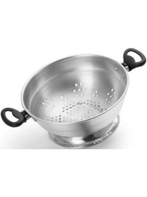 Escorredor de Massa N.24 com Pé de Alumínio Polido Alubril – Durável e Higiênico