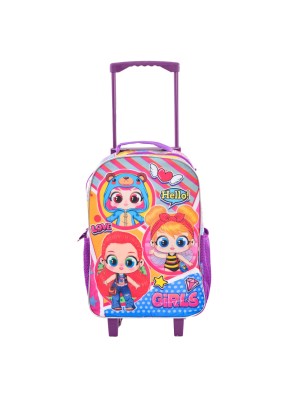 Mochila Infantil com Rodinha + Lancheira Térmica + Estojo – Kit Escolar Completo