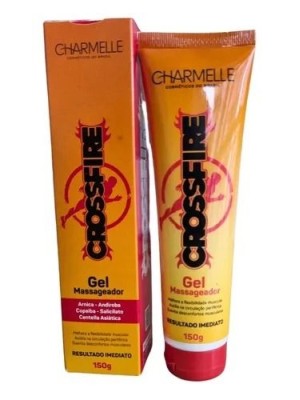 Pomada Crossfire Massageadora 150g Charmelle – Arnica, Andiroba, Copaíba e Centella Asiática para Massagem Relaxante e Alívio Imediato