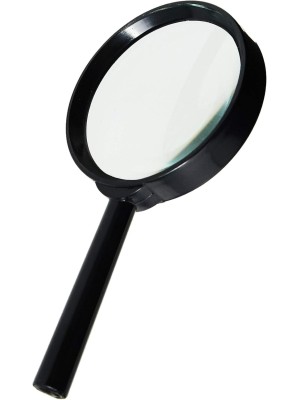 Lupa com Cabo 7,5cm para Leitura, Detalhes e Artesanato – Ampliação Nitida e Portátil