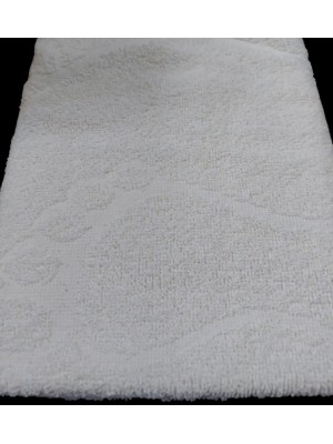 Toalha Piso Formosa 70x50cm Marfim Antiderrapante, Macia e Super Absorvente para Banheiro