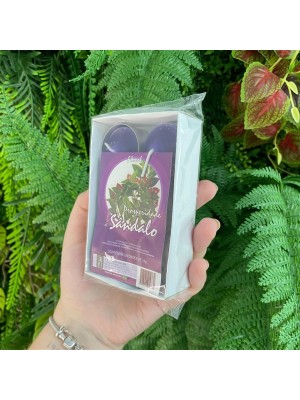 Vela Rechaud Perfumada Sândalo 14g Kit com 6 Unidades – Aroma Amadeirado e Relaxante para Aromatizar e Decorar Ambientes