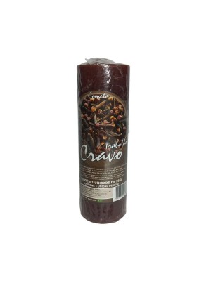 Vela Votiva Cometa Perfumada Cravo 265g Aromática Longa Duração para Decoração, Oração e Aromaterapia
