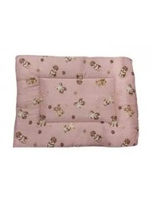 Colchonete Pet 60x45cm para Cachorros e Gatos – Macio, Confortável, Estampa Ossinhos, Ideal para Camas, Casinhas e Uso Diário