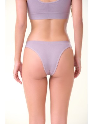 Calcinha Lavanda Tanga Baixa Sem Costura Adulto M Feminina Conforto Diário Tecido Macio e Não Marca
