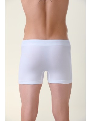 Cueca Boxer Adulto Branco G Sem Costura com Conforto Extremo, Alta Elasticidade e Ajuste Anatômico para Uso Diário