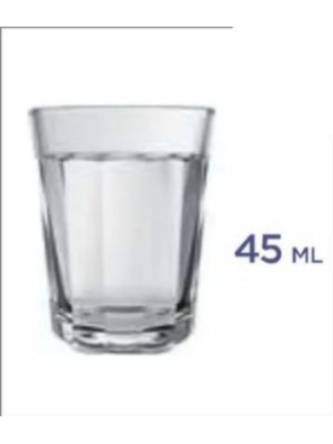 Copo Americano Aperitivo 45ml de Vidro Transparente – Copo Resistente para Shots, Doses, Cachaça, Tequila e Drinks