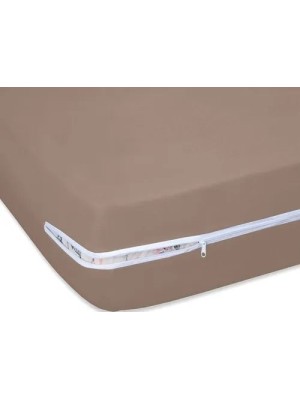 Capa de Colchão Casal 138x188x20cm com Zíper em Poliéster Proteção, Higiene e Ajuste Perfeito