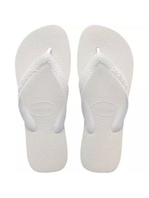 Havaianas Top Branco 45/46 Original Confortável com Sola Grossa Antiderrapante para Uso Diário