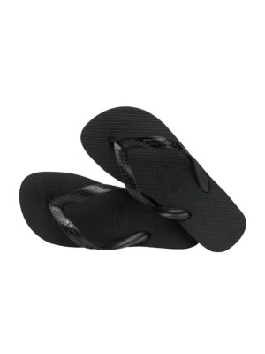 Havaianas Top Preto 45/46 – Chinelo Unissex Original em Borracha Confortável com Sola Antiderrapante para Uso Diário, Praia, Piscina e Lazer