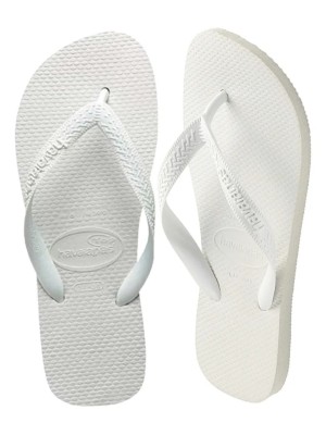 Havaianas Top Branco 37/38 Original Confortável com Sola Grossa Antiderrapante para Uso Diário