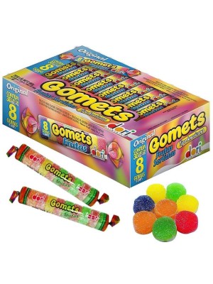 GOMETS GOMA TUBO FRUTAS 960G CX C/30 UN.