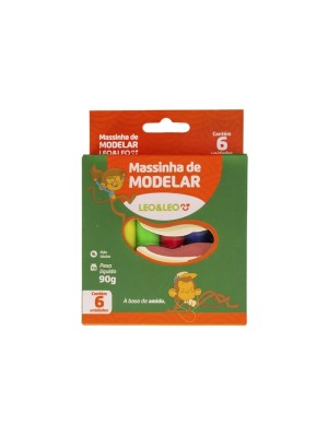 MASSA DE MODELAR 90G C/6 CORES