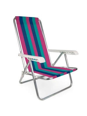 CADEIRA RECLINAVEL ALUMINIO 4 POS UN.