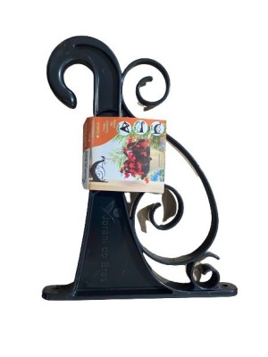 SUPORTE HÉRCULES N2 PRETO DE PLÁSTICO 25,4X20CM