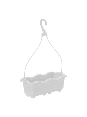 FLOREIRA DE PENDURAR MARMORE 1,5L DE PLÁSTICO