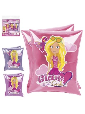 BOIA DE BRAÇO INFLAVEL GLAM GIRLS 20X14CM