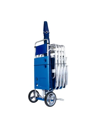 CARRINHO DE PRAIA DE ALUMINIO UN.