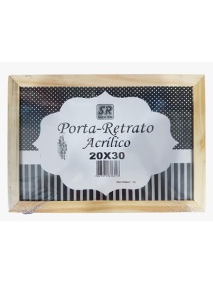 Porta Retrato De Pinus 20X30cm Acetato