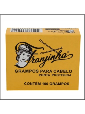 GRAMPOS P/CABELO PRETO N.5 C/100 FRANJINHA