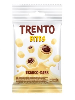 WAFER TRENTO BITES BRANCO 40G UN.