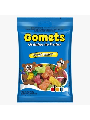 Bala de Goma Ursinhos Gomets 150g Dori – Guloseima Divertida de Frutas Sortidas para Criança