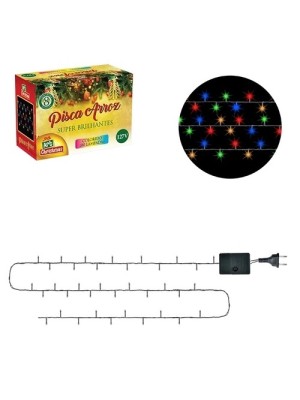 PISCA ARROZ COLOR 100 LAMPADAS 4,2M 127V UN. ZEIN