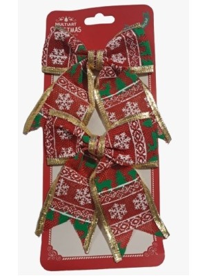 LAÇO NATALINO C/2PCS UN. MULTIART