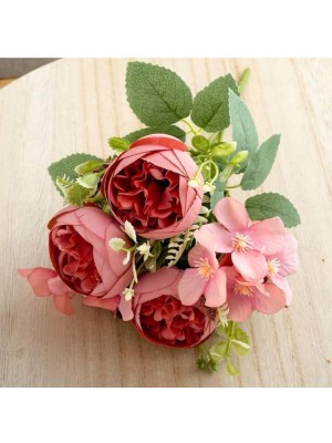 FLOR ARTIFICIAL PEONIA X5 UN. MULTIART