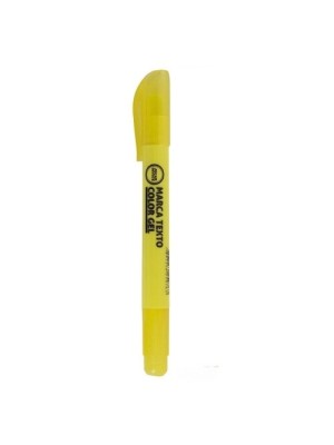 MARCA TEXTO GEL AMARELO UNITARIO